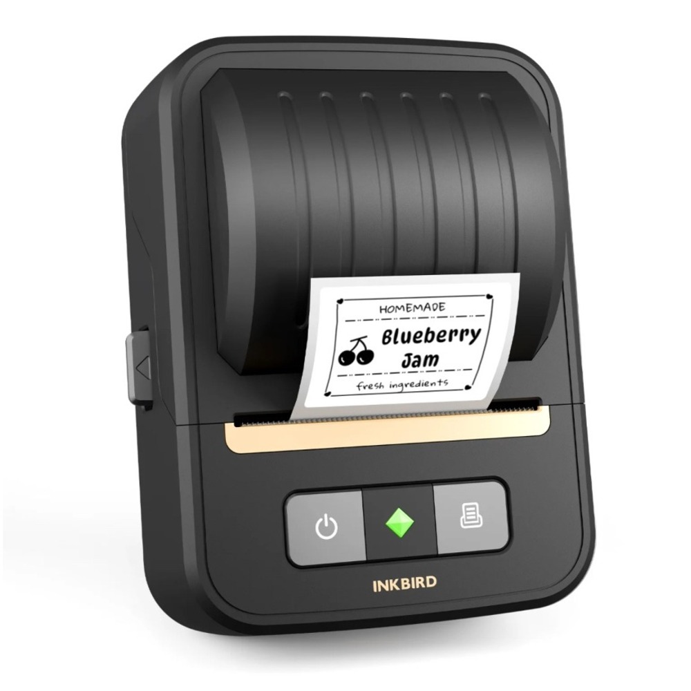 Inkbird Bluetooth Thermal Label Maker Portable Wireless Inkless Printer Black